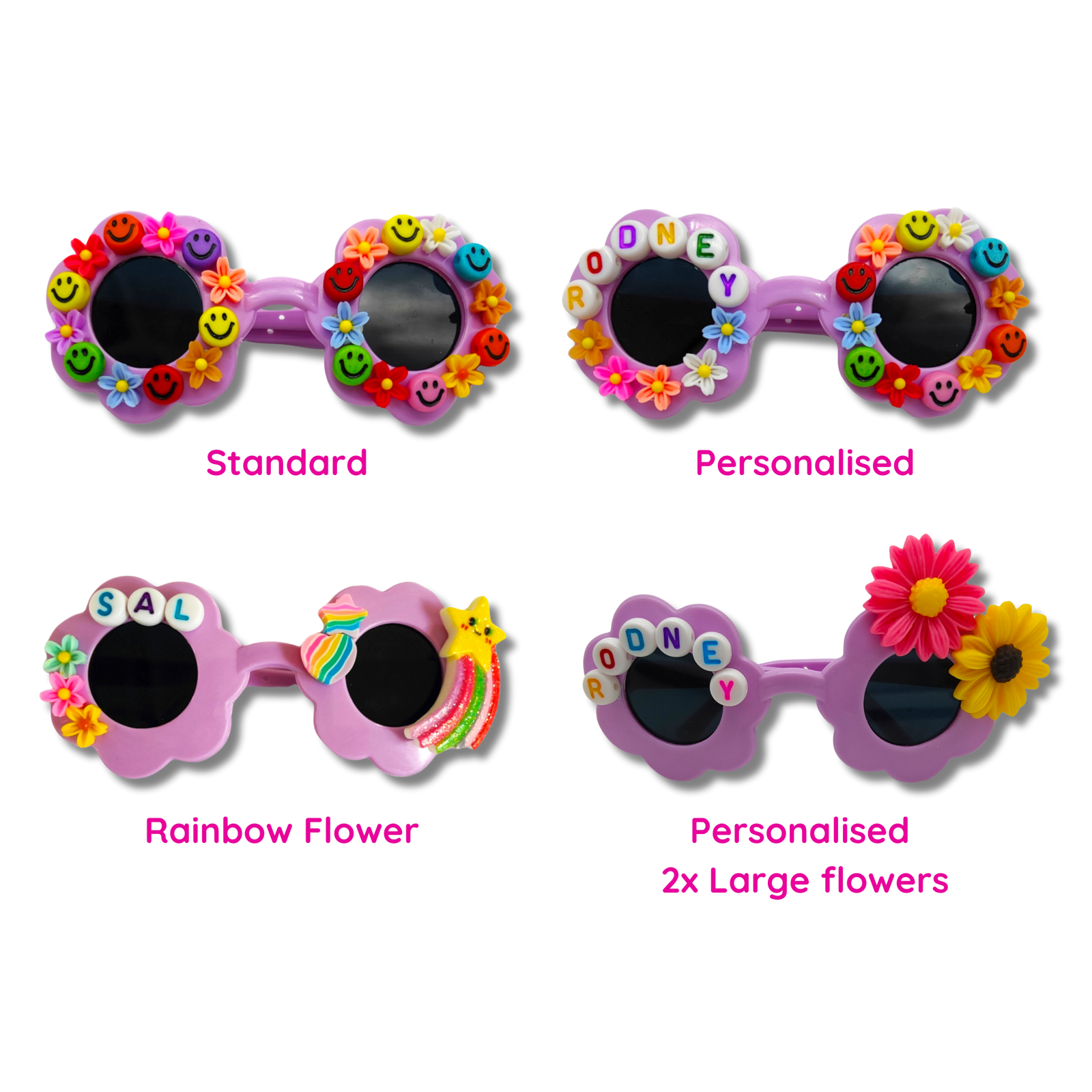 Custom Made Dog Sunglasses - Reggie and Friends