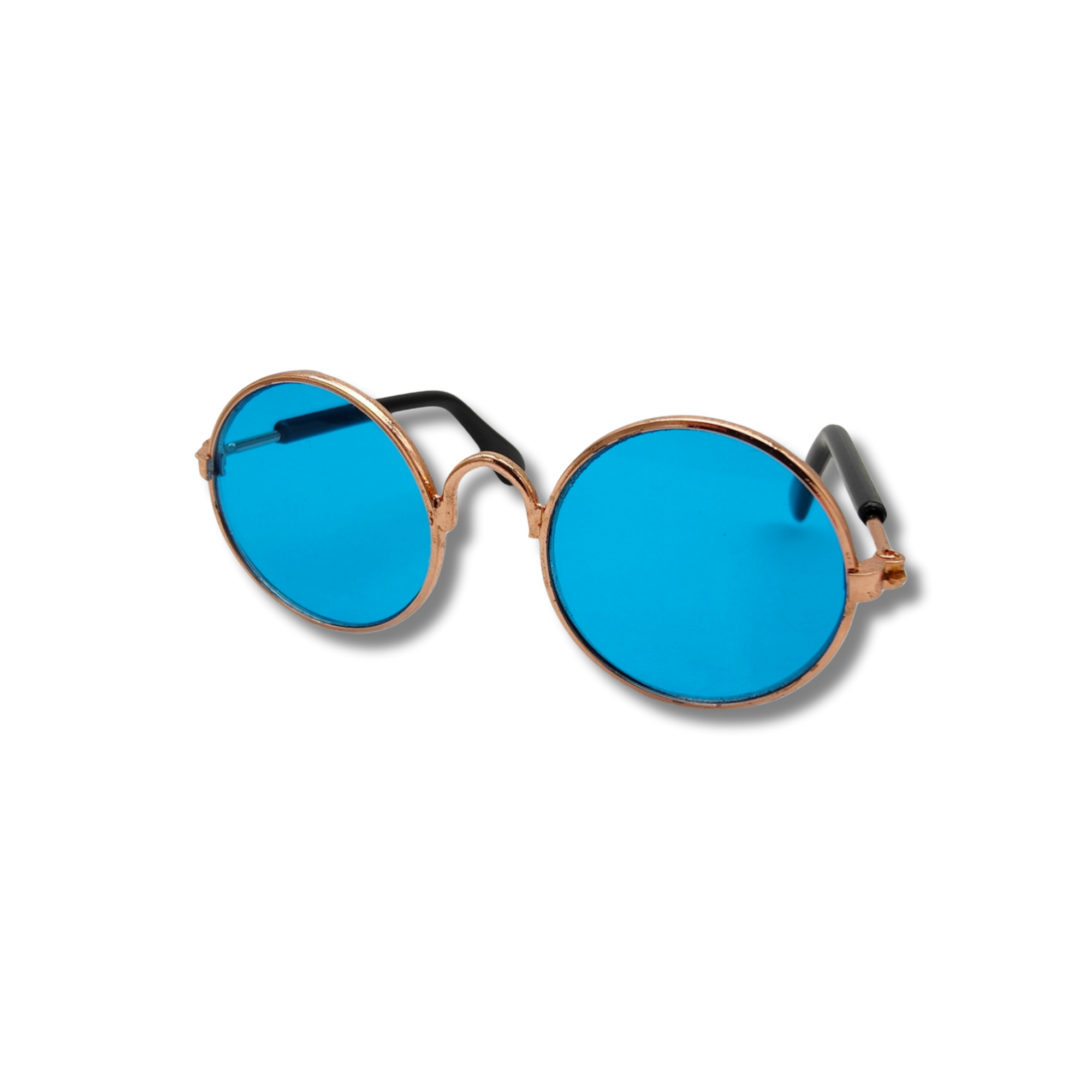 Round Dog Sunglasses with Blue Lenses - Reggie and Friends