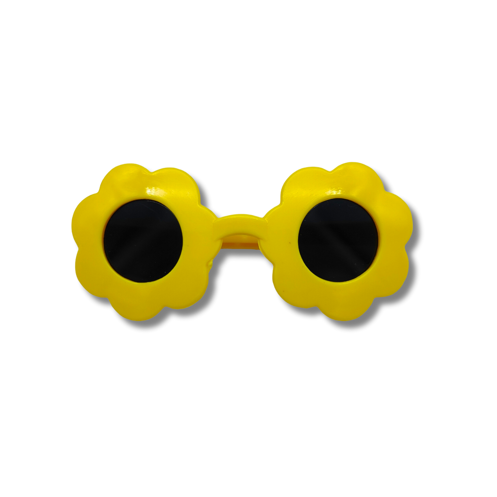 Yellow Flower Shaped Pet Sunglasses - Reggie and Friends