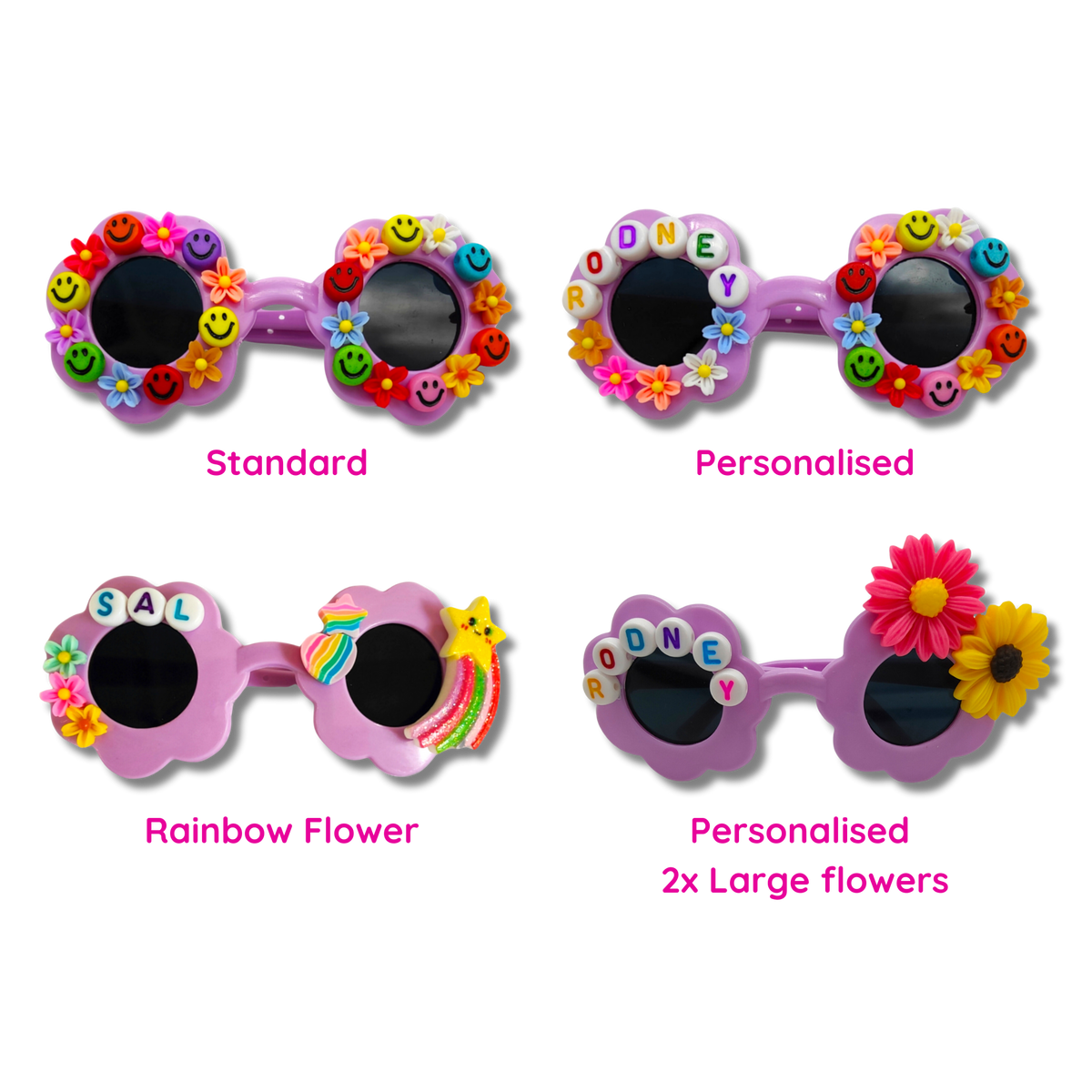 Custom Made Dog Sunglasses - Reggie and Friends