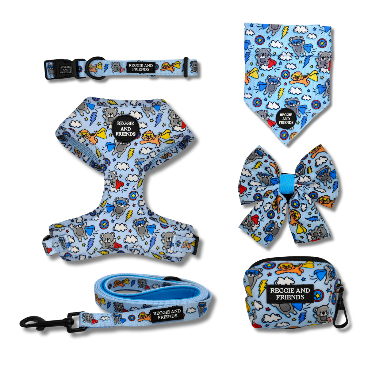 Koala Harness Set for Pets - Reggie and Friends