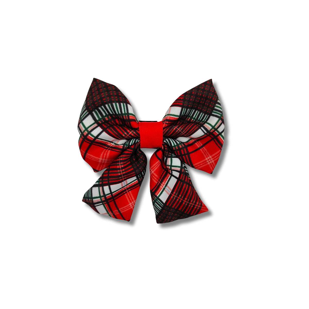 Red Tartan Pet Bow - Reggie and Friends