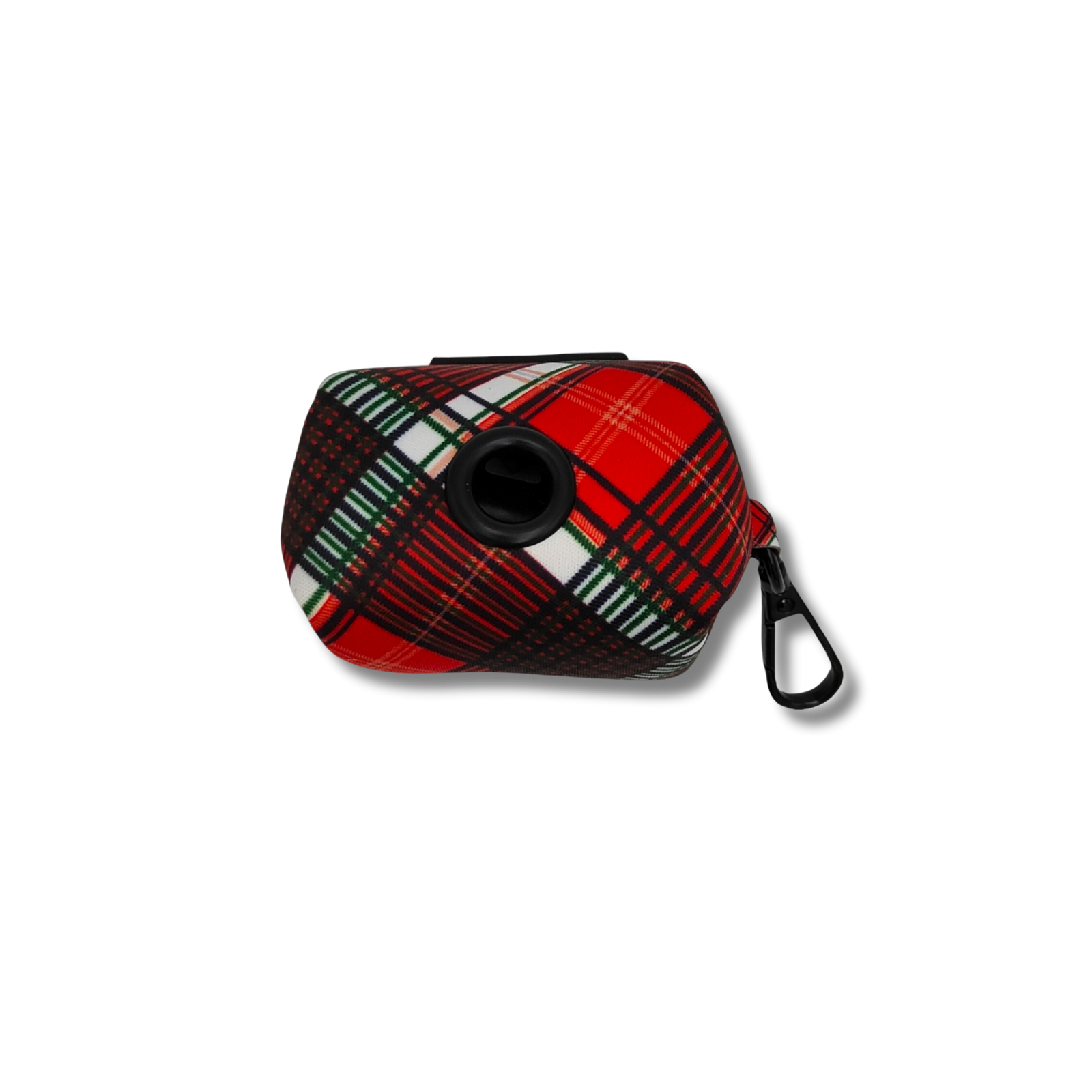 Red and White Dog Poo Bag Holder - Reggie and Friends