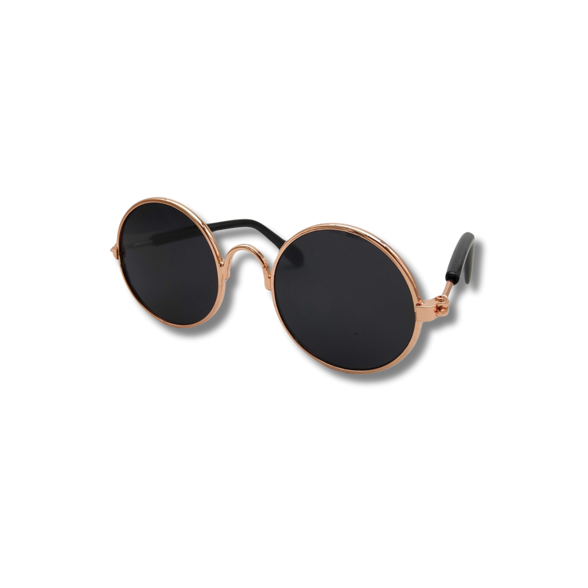 Round Dog Sunglasses with Black Lenses - Reggie and Friends
