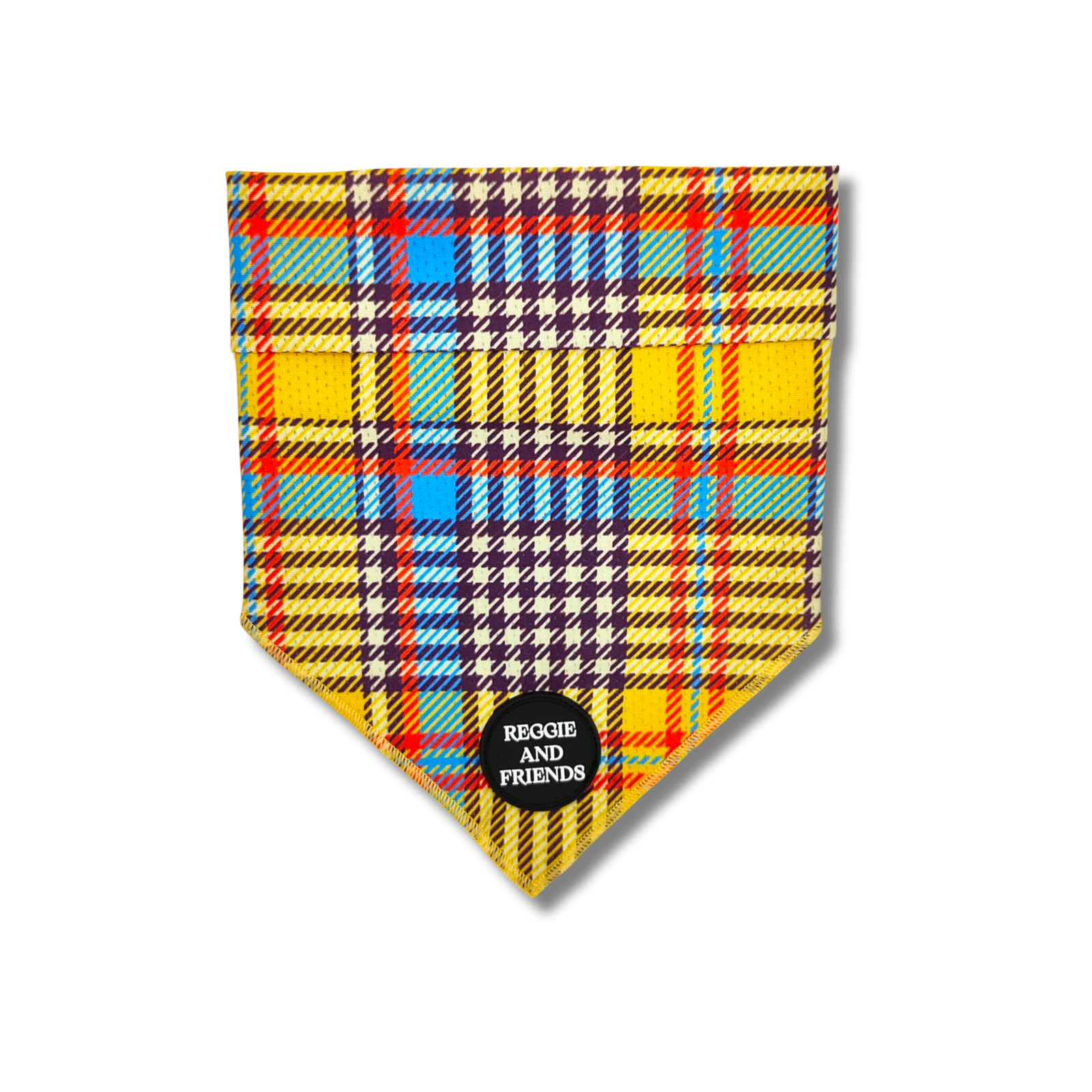 Yellow Tartan-Bandana for Pets - Reggie and Friends